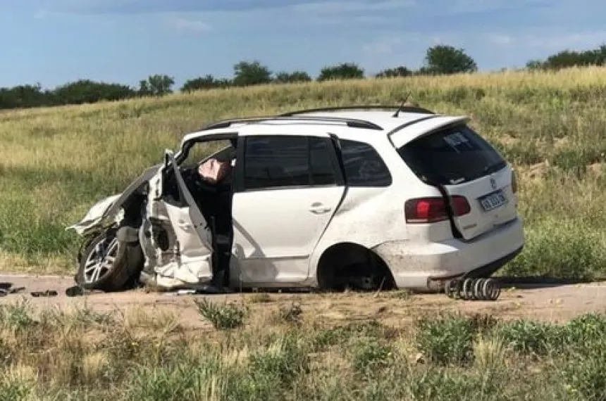 Un Conductor Sufri Heridas En Un Choque En El Cruce De Las Rutas Y