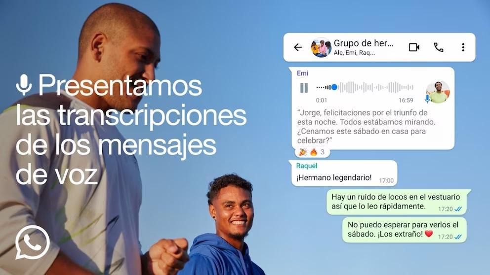 Cómo usar la nueva función de WhatsApp para transcribir audio a texto