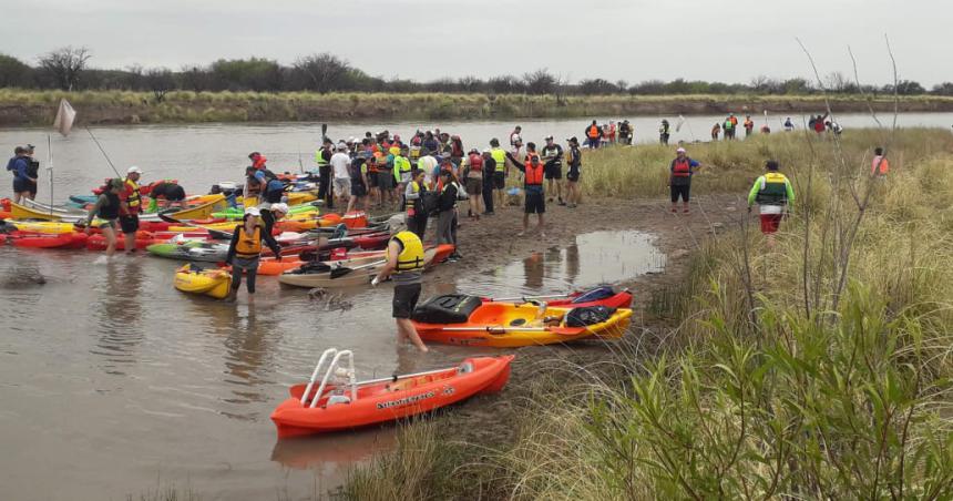 Remada recreativa en Trenque Lauquen