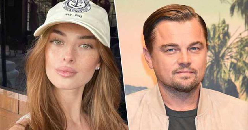 La foto de Leonardo DiCaprio junto a la joven modelo francesa de 19 antildeos a la que sentildealan como su nueva novia