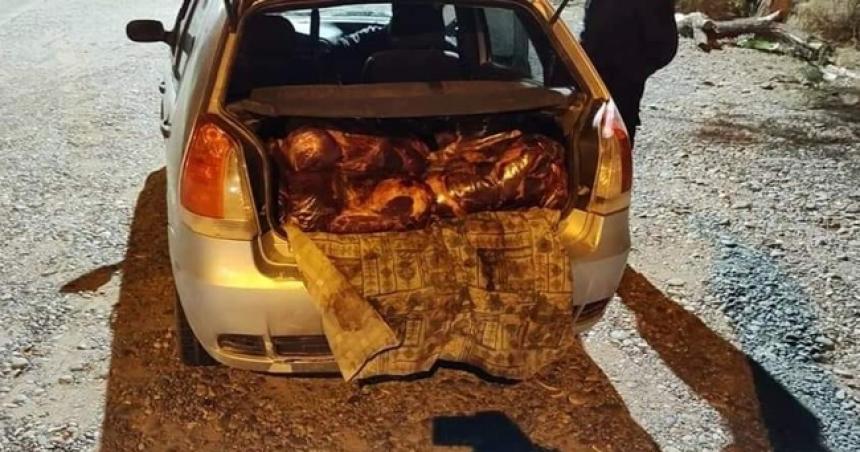 Decomisan 150 kilos de carne que salieron de La Pampa rumbo a Riacuteo Negro