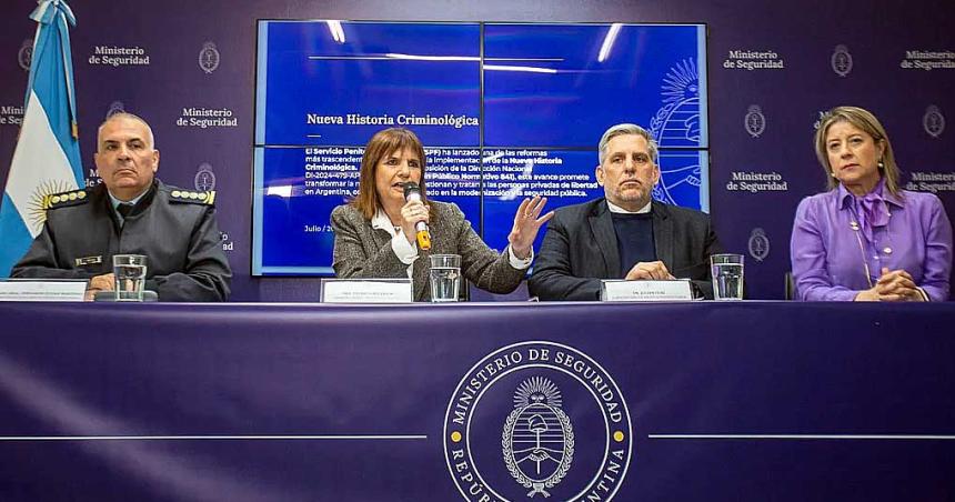 Bullrich presentoacute cambios en el sistema penitenciario- No vamos a largar asesinos a la calle