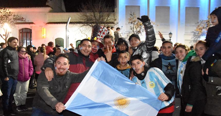 Los festejos en el centro santarrosentildeo