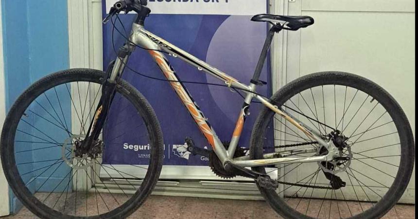 Recuperan bicicleta robada en Santa Rosa e investigan su procedencia