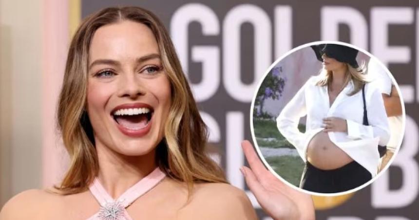 Margot Robbie lucioacute su embarazo durante sus vacaciones en Cerdentildea