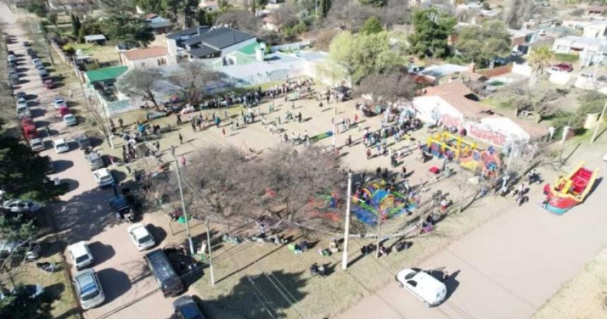 Gran Celebracioacuten del Diacutea del Nintildeo en la Plaza Gustavo Cerati