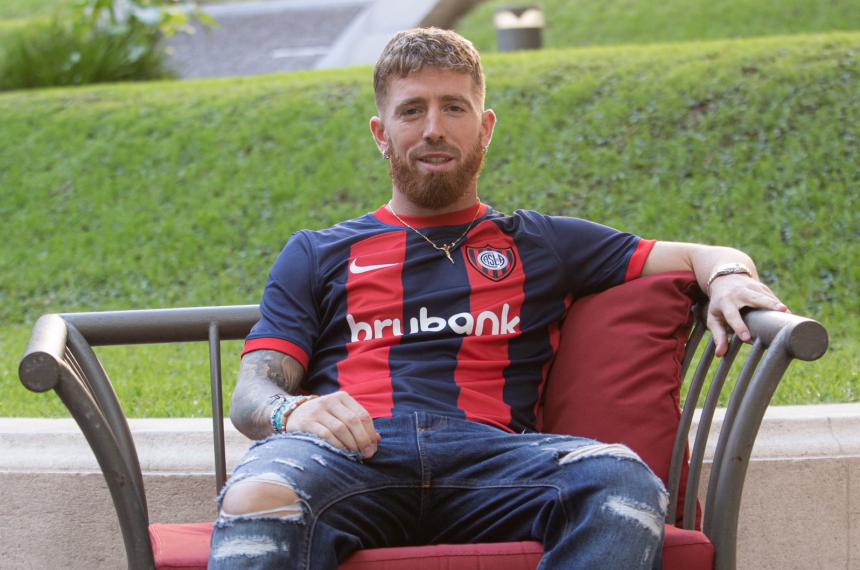 Muniain fue presentado como nuevo futbolista de San Lorenzo