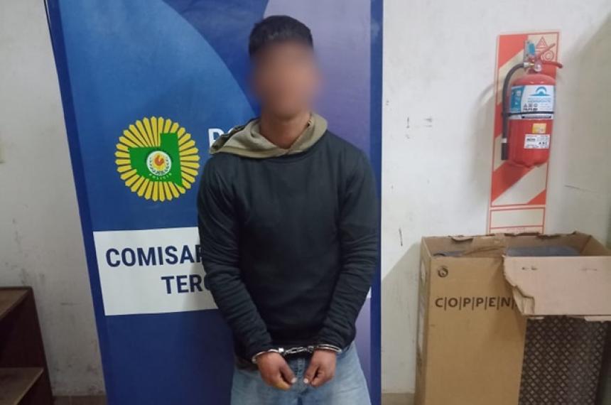 Capturan a un joven con pedido de detencioacuten por amenazas