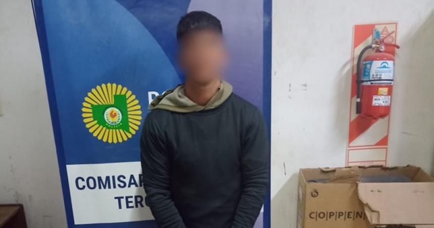 Capturan a un joven con pedido de detencioacuten por amenazas