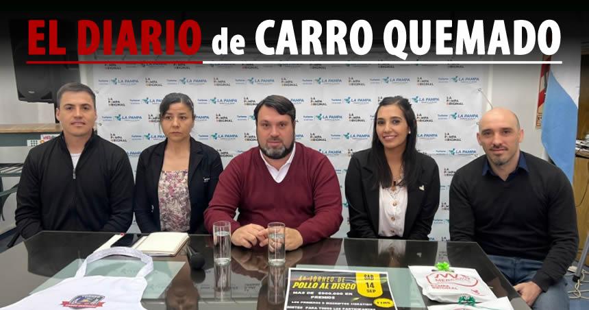 Centenario de Carro Quemado- presentaron el Torneo de Pollo al Disco 2024