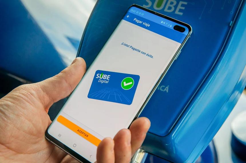 Ya se puede pagar la SUBE Digital con el celular en Santa Rosa