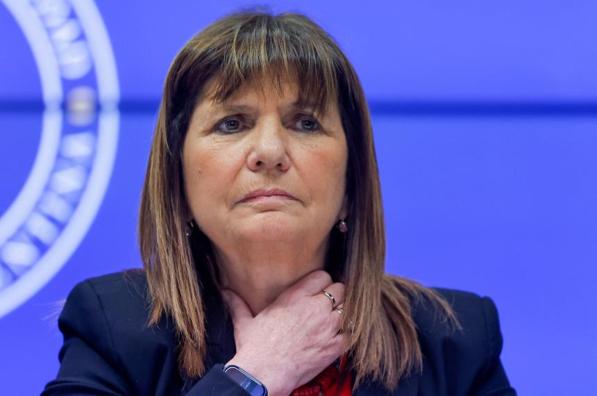 Denunciaron a Patricia Bullrich por presunto abuso de autoridad