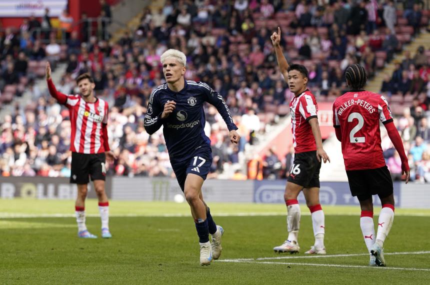 Un gol de Garnacho para la victoria de Manchester United