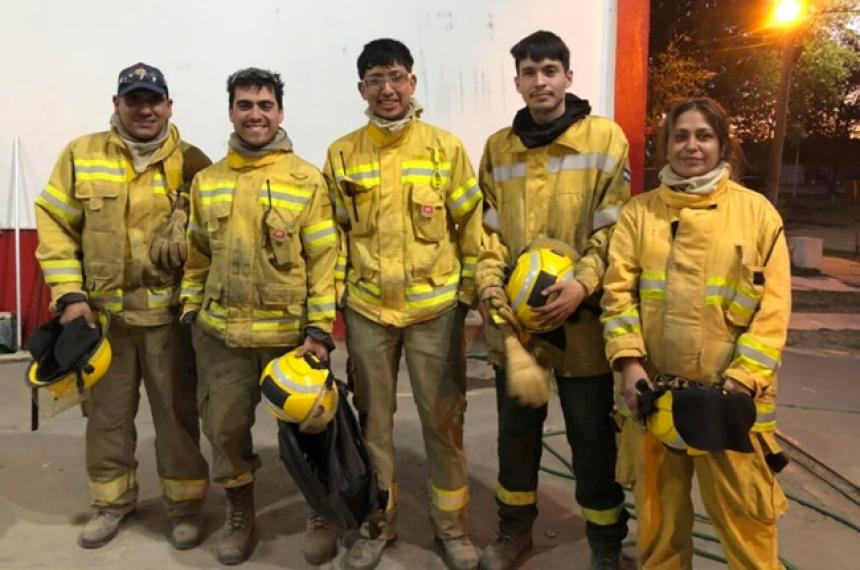 Bomberos de Acha apagaron dos incendios rurales