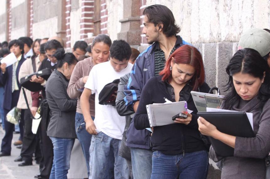 El iacutendice de desocupacioacuten alcanzoacute al 76-en-porciento- en el segundo trimestre en el paiacutes