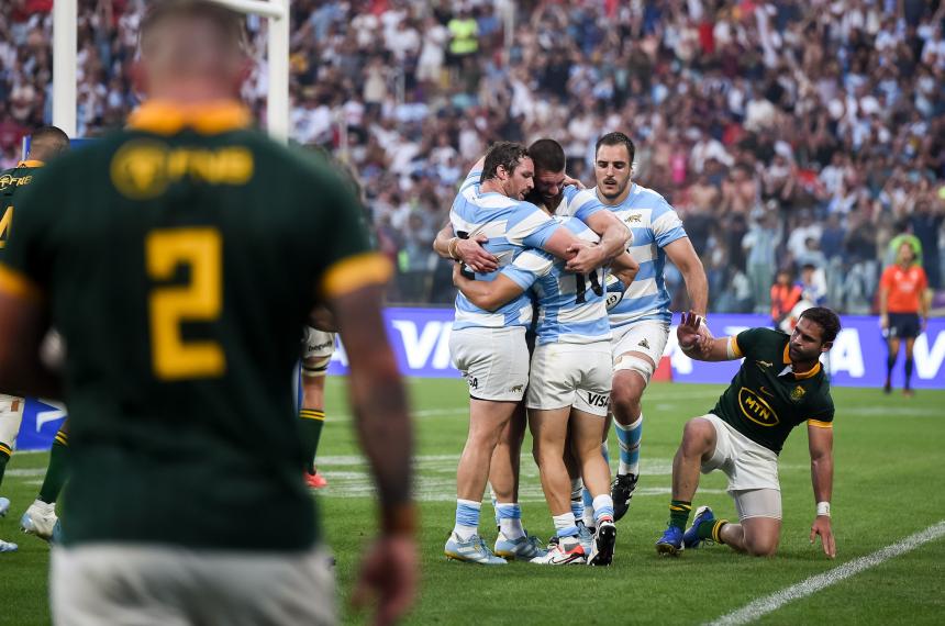 Los Pumas le ganaron a Sudaacutefrica y suentildean con el tiacutetulo del Rugby Championship