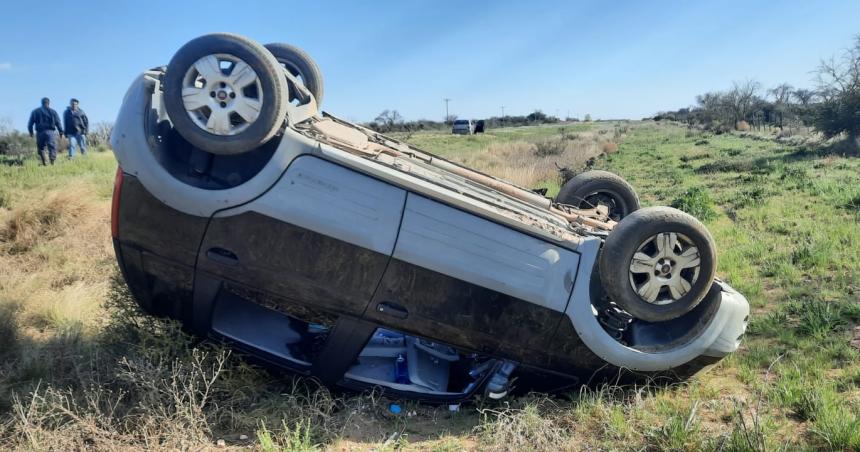 Vuelco sin heridos en la ruta de la Criacutea