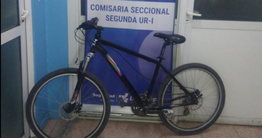 Recuperan otra bici robada