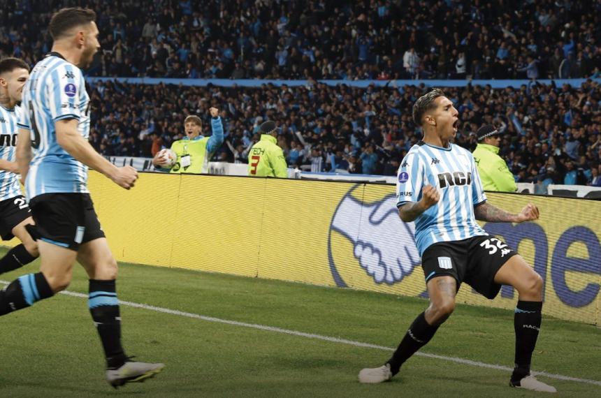 Racing goleoacute y estaacute en semifinales de la Sudamericana