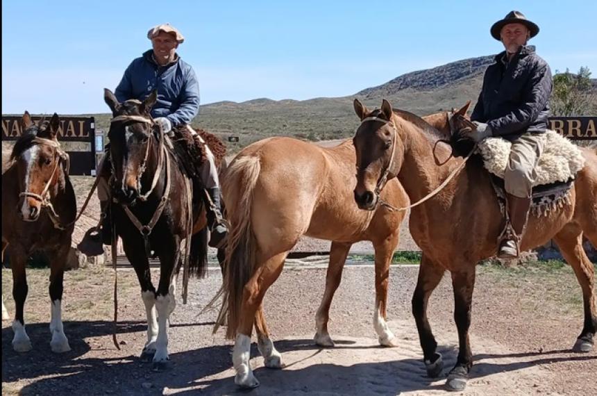 Dos pampeanos cabalgaron por el antiguo recorrido de los ranqueles