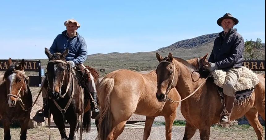 Dos pampeanos cabalgaron por el antiguo recorrido de los ranqueles