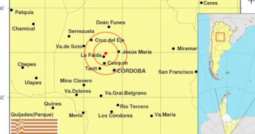 Coacuterdoba sufrioacute un fuerte sismo- es el cuarto en 24 horas