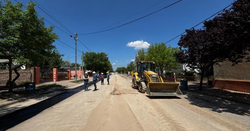 Avanza la obra de desaguumles cloacales y planta de tratamiento de Winifreda