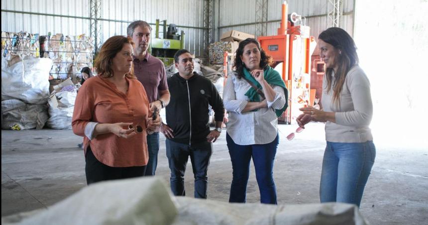 Fernanda Alonso visitoacute Pehuajoacute para conocer su gestioacuten de residuos