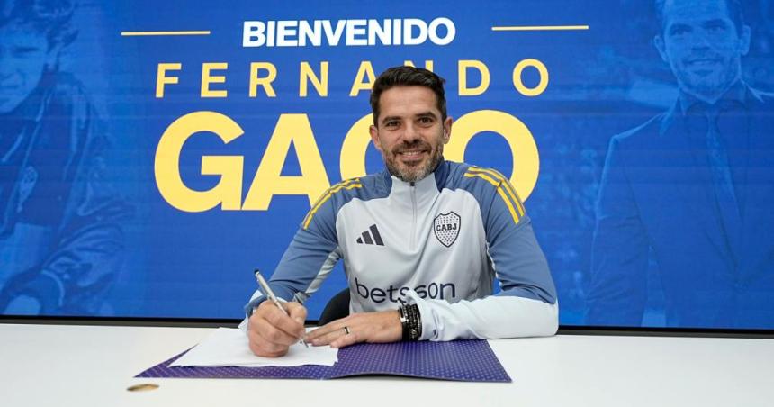 VIDEO  Fernando Gago asumioacute como nuevo DT de Boca- Siempre fue mi deseo estar acaacute