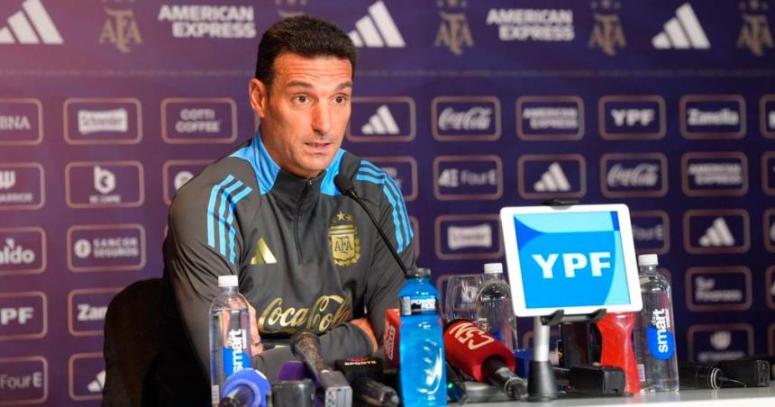 VIDEO  Scaloni habloacute antes del duelo contra Bolivia- coacutemo estaacute Mac Allister y las variantes que evaluacutea