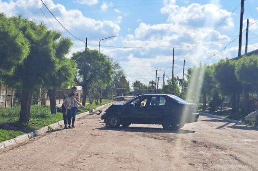 Siniestro vial en Larroudeacute- murioacute un motociclista