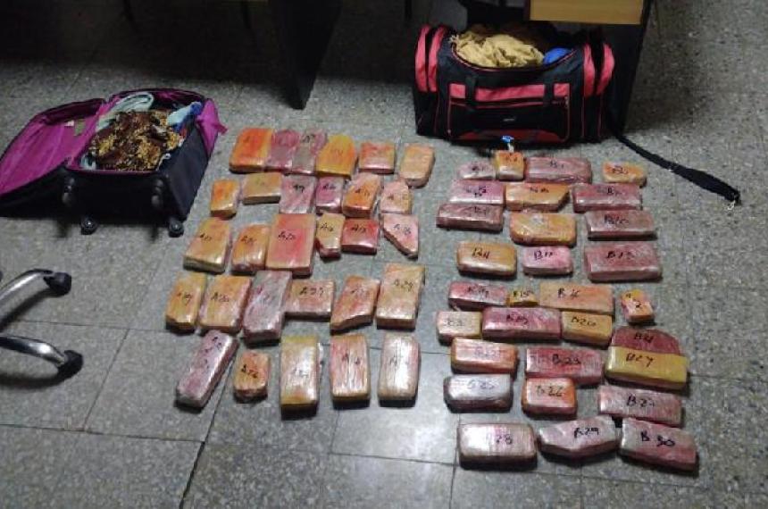 Un juez federal condenoacute a un hombre detenido con 33 kilos de marihuana