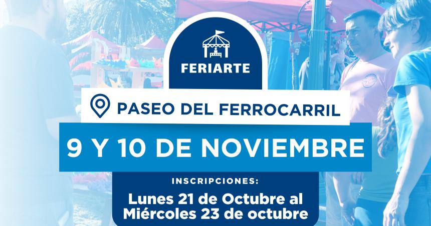 FeriArte- Inscripciones abiertas para participar de la edicioacuten de noviembre