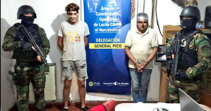 Secuestran droga y detienen a dos personas en General Pico