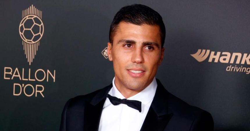 Rodri fue premiado con el Baloacuten de Oro al mejor jugador del Mundo