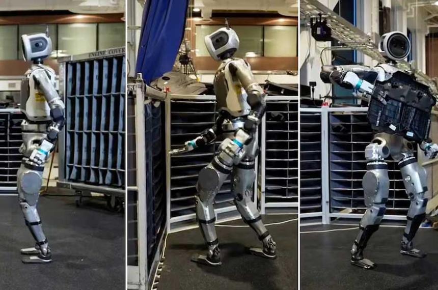 Este robot humanoide fabricaraacute los vehiacuteculos del futuro trabajaraacute con humanos y se llama Atlas