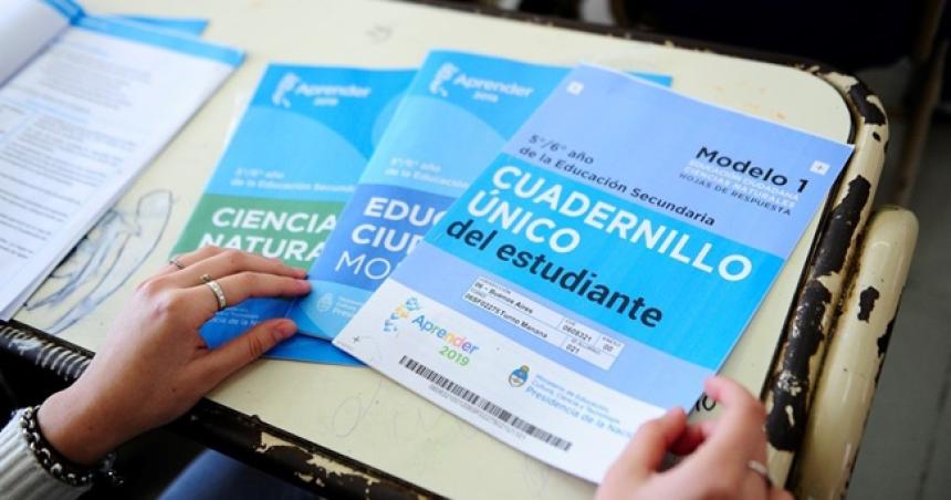 Estudiantes pampeanos con buenos y malos resultados en las Pruebas Aprender