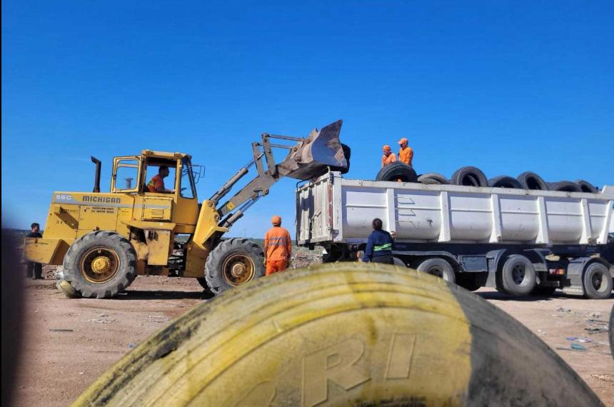 Santa Rosa da un paso hacia la economiacutea circular con el reciclaje de neumaacuteticos