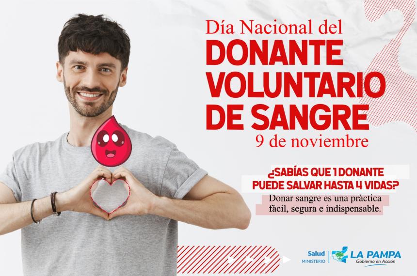 Salud celebra el Diacutea Nacional del Donante Voluntario de Sangre