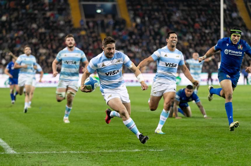 Los Pumas vencieron a Italia en Udine