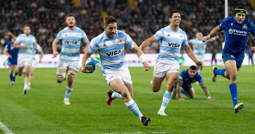 Los Pumas vencieron a Italia en Udine