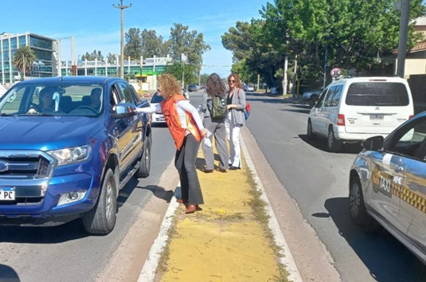 Volanteada de las y los trabajadores judiciales