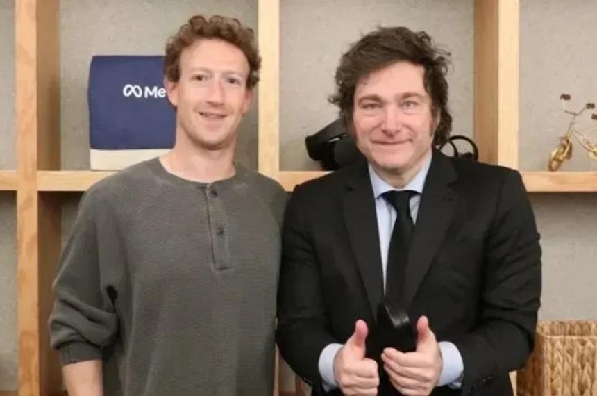 Zuckerberg envioacute un saludo a Milei y anuncioacute la llegada de Llama 3 a Argentina