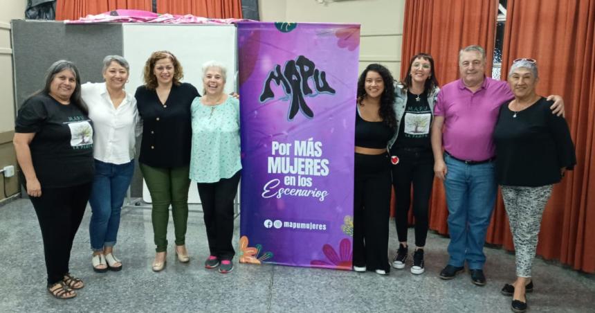 Conferencia de MAPU tras la adhesioacuten de La Pampa a la Ley Nacional de cupo femenino en los escenarios