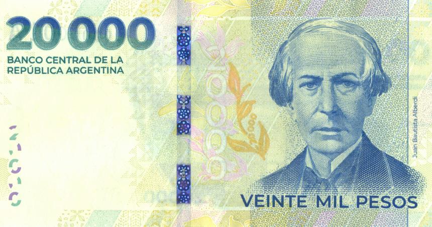 Comenzoacute a circular el nuevo billete de 20000 pesos