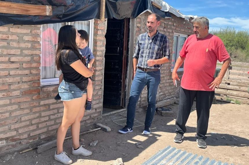 Jornada de trabajo en Santa Isabel por asistencia a viacutectimas del temporal