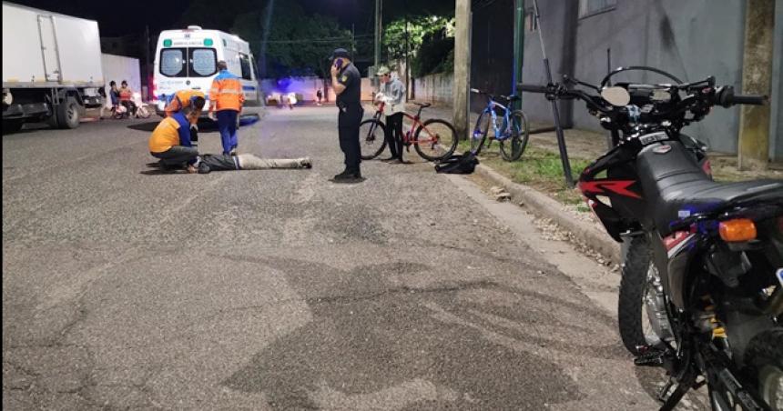 Automovilista embistioacute a ciclista y se dio a la fuga