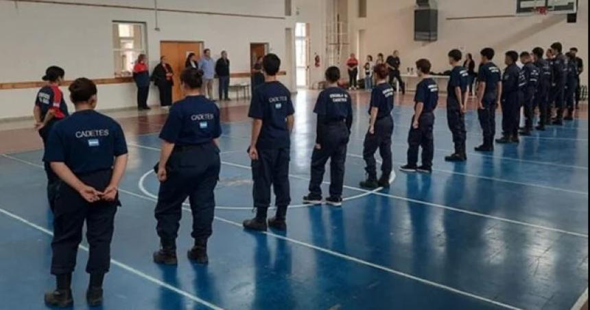 Cadetes de bomberos se reunieron en Ingeniero Luiggi