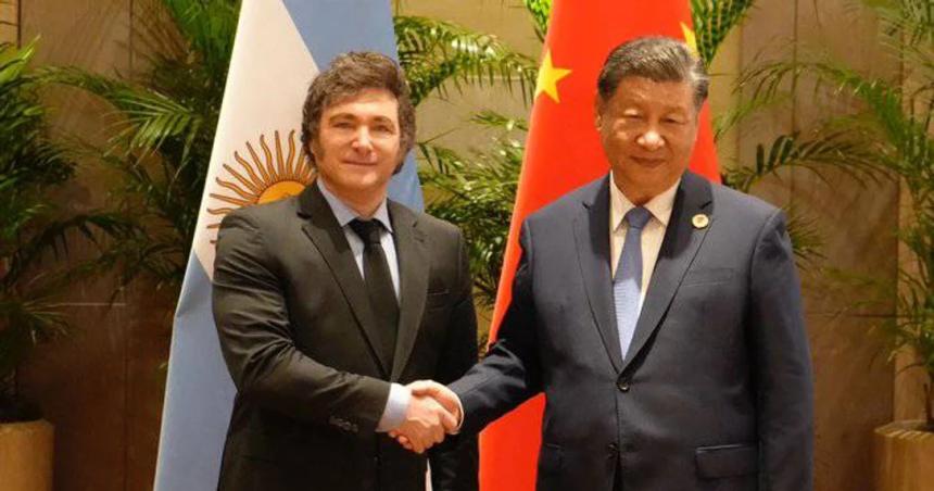 Javier Milei en un giro ideoloacutegico se reunioacute con Xi Jinping