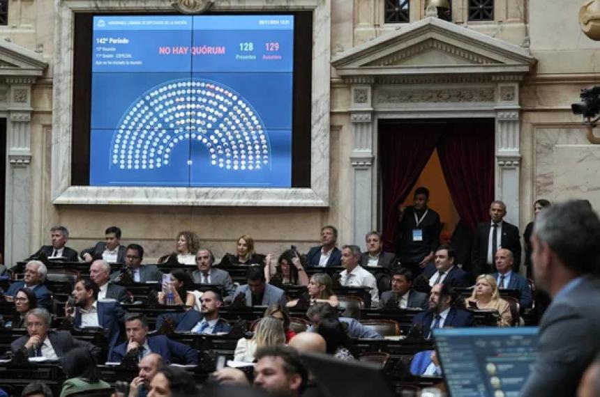 Por falta de quoacuterum fracasoacute la sesioacuten en Diputados por el proyecto de Ficha Limpia